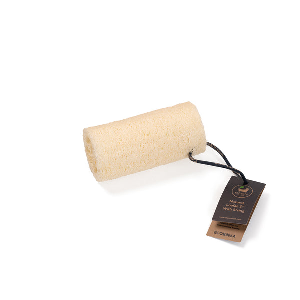 Home Grown Natural Loofah - Exfoliating Body Sponge - back view