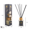 Natural Reed Diffuser 100ml - Long-Lasting Room Fragrance - back view