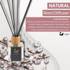 Eco Bath London Cotton Fresh Reed Diffuser - Fresh Laundry - Type Scent & Long Lasting Reed Diffusers - 100ml (3.38 fl.oz) - Eco Bath London