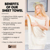 Eco Bath London Organic Cotton Bath Towel - Available in Multiple Sizes - Eco Bath London