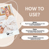 Eco Bath London Organic Cotton Shawl Collar Bath Robe - 100% Certified Organic Cotton - Eco Bath London