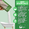 Eco Bath London Uplifting and Refreshing Epsom Salt Bath Soak -Pouch- Magnesium Bath Salt Infused with Frankincense and Mandarin Essential Oils, Epsom Bath Salts for Refreshing 2.2 lb (1 kg)