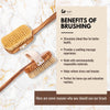 Eco Bath Luxury Natural Sisal Olive Wood Body Brush - Eco Bath London