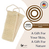 Eco Bath Natural Sisal & Cotton Back Strap - Eco Bath London
