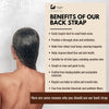 Eco Bath Natural Sisal Hemp Back Strap Black - Eco Bath London