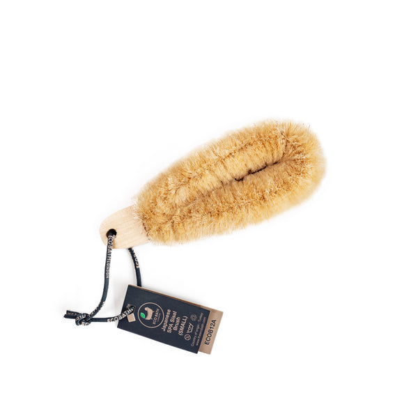 Natural Sisal Japanese Spa Brush - Exfoliating Body Brush - side view