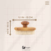Eco Bath Natural Sisal Olive Wood Hand Brush - Eco Bath London