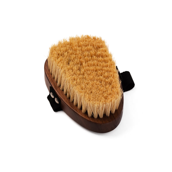 Natural Sisal Hand Brush - size comparison