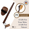 Eco Bath Natural Sisal Walnut Wood Body Brush - Eco Bath London