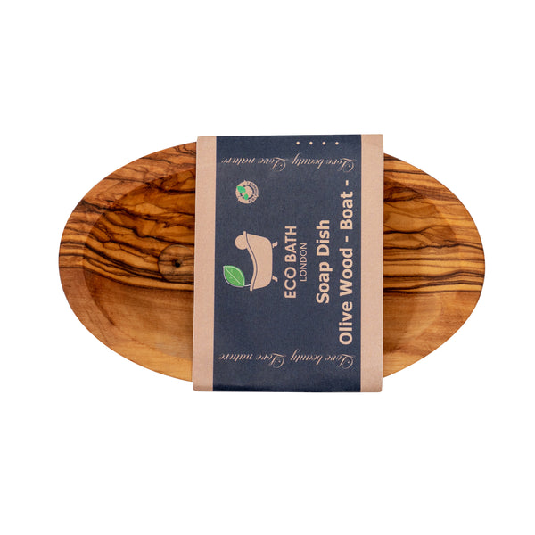 Natural Wood Soap Dish - Handcrafted Bathroom Accessory - close-up