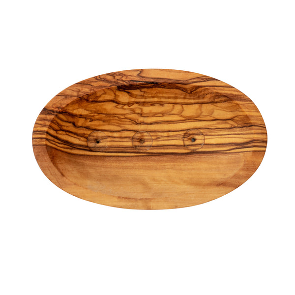 Natural Wood Soap Dish - Handcrafted Bathroom Accessory - lifestyle