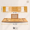 Luxury Eco - Friendly Bamboo Bath Tray - Eco Bath London