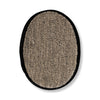Natural Sisal Hemp Bath Pad Black - Eco Bath London